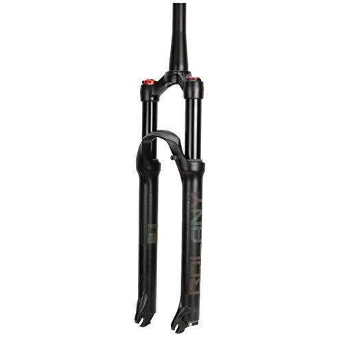 Mountain Bike Fork : VTDOUQ MTB Suspension Fork 26"27.5" 29"Bicycle Throttle Fork Remote Control Shoulder Control Damping Adjustment Light Magnesium Alloy 1-1 / 8" 100mm Black