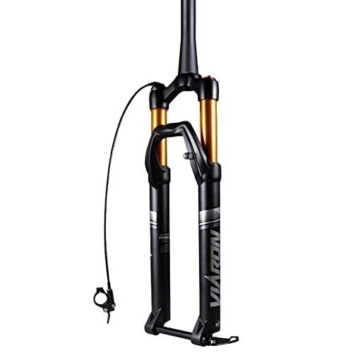 Mountain Bike Fork : WAMBAS MTB Suspension Fork 26 27.5 29 Inch 1-1 / 2" Tapered Tube Air Front Fork Thru Axle 15X100 Travel 100mm Mountain Bike Fork Line Control Bicycle Forks Magnesium +Aluminum Alloy