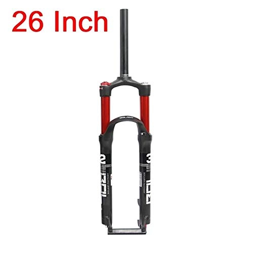 Mountain Bike Fork : WANGP Bicycle Suspension Fork, Double Air Chamber Shoulder Control 1-1 / 8"stroke 100mm Aluminum Alloy 26 / 27.5 / 29er Inches MTB Supension Bicycle Accessories, B