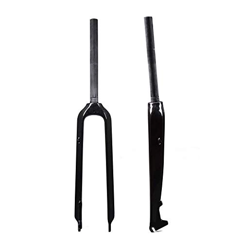 Mountain Bike Fork : WANGP Full Carbon Fork Carbon Fiber Mountain Bike Front Fork 29 / 26 Semi-rigid Carbon Fork Carbon Bicycle Straight Pipe, 29erglossy