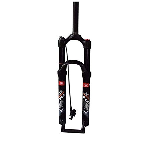 Mountain Bike Fork : Waui 26inch Mountain Bike Suspension Fork, 1-1 / 8' Lightweight Aluminum Alloy MTB Cycling Shoulder Control Travel:100mm (Color : C, Size : 29inch)