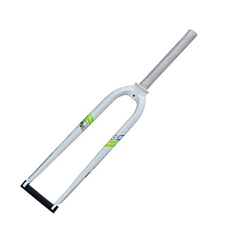 Mountain Bike Fork : Waui Cone Front Forks Mountain Bike Fork Disc Brake Hard MTB Bicycle 26" / 27.5in / 29inch (Color : White-green)