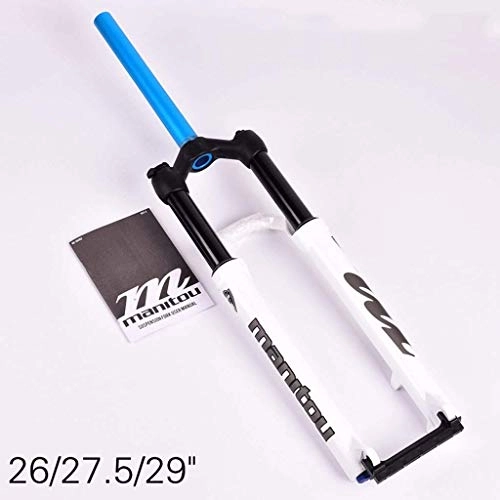 Mountain Bike Fork : Waui Front Suspension Forks 26 Inch Shoulder Control Straight Tube Mountain Bike Bicycle (Color : B, Size : 26inch)