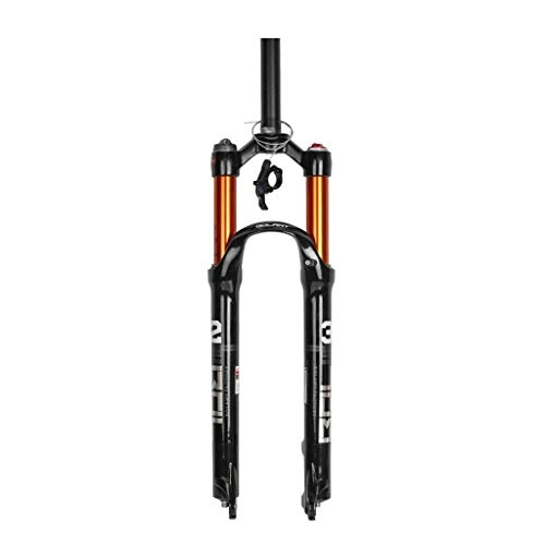 Mountain Bike Fork : Waui Mountain Bike Suspension Fork, 26"& 27.5Magnesium Alloy Pneumatic Shock Absorber Bicycle Accessories (Color : 29inch, Size : B)