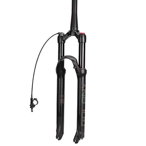 Mountain Bike Fork : Waui Suspension Fork MTB Mountain Bike Fork 27.5inch 29inch Stroke 100 Mm Suspension Fork Bicycle MTB Fork Magnesium Alloy Tube (Color : C, Size : 27.5inch)