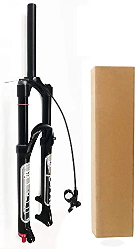 Mountain Bike Fork : WBXNB Mountain bike MTB Air Fork 26 27.5 29 inch rebound adjust, 130 mm travel ultralight bicycle front fork disc brake (color: straight remote lock out, size: 26 inch)