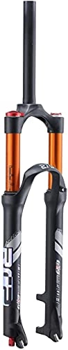 Mountain Bike Fork : WBXNB MTB Air Fork 26 27.5 inches, bicycle front fork, straight 1-1 / 8", manual locking suspension, 9 mm QR, black for mountain bikes