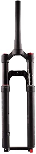 Mountain Bike Fork : WLJBD 27.5 / 29 Inch Bicycle Suspension Fork, MTB Downhill Fork Air Damping Disc Brake Bike Shock Absorber Straight Tube 1-1 / 2" HL Travel 105mm Thru Axle 15mm (Color : A, Size : 29inch)