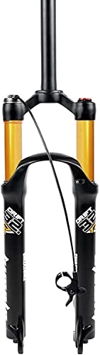 Mountain Bike Fork : WLJBD MTB Air Fork 26 / 27.5 / 29 Inch Bike Suspension Fork, Magnesium Alloy Bicycle Front Fork Straight Tube 1-1 / 8" QR Stroke 120mm (Color : B, Size : 27.5inch) (Color : B, Size : 26inch)
