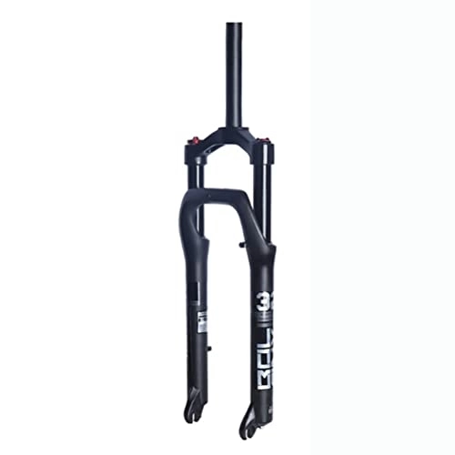 Mountain Bike Fork : WRNM Bike Fork 26 Inch MTB Suspension Fork, 28.6 Straight Tube Fat Tire Air Fork QR 9mm Travel 120mm Mountain Bike Fork Manual Lock XC Bicycle Forks (Color : Straight manual, Size : 26inch)