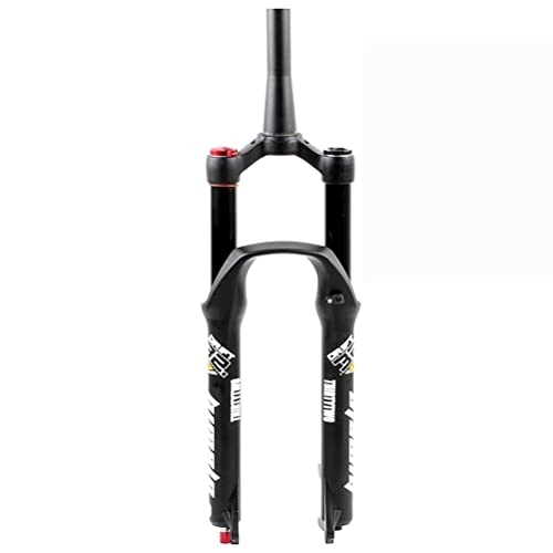 Mountain Bike Fork : WRNM Bike Fork Suspension Front Fork Mountain Bike Front Fork Air Straight / Tapered Tube 28.6mm 27.5 / 29inch MTB Bike Front Fork Magnesium & Aluminum Alloy (Color : Tapered manual, Size : 29inch)