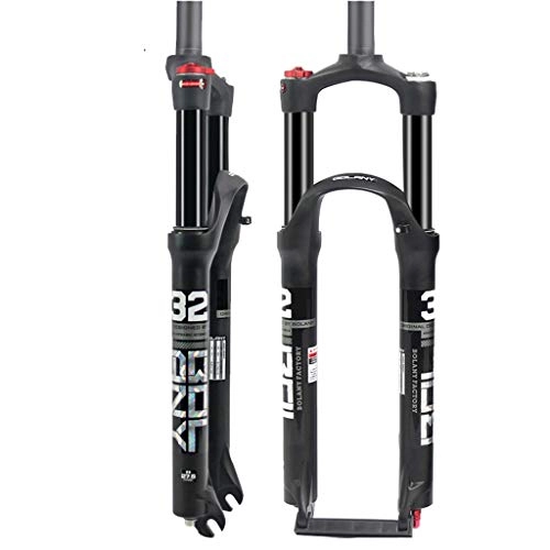 Mountain Bike Fork : WWL Suspension Fork Bicycle MTB Fork Carbon Steerer Tube Suspension MTB Mountain Bike Fork For Bicycle 26 / 27.5 / 29 Inch Shock Absorber Stroke 100 Mm (Size : 26 inches)