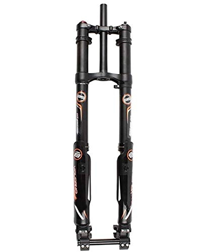 Mountain Bike Fork : WXX 26 / 27.5 / 29 Inch Mountain Bike Downhill Front Fork Double Shoulder Control Bicycle Shock Absorber Adjustment Fork Stroke 203Mm, 29 inch