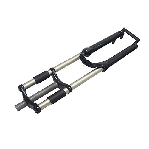 Mountain Bike Fork : WYJW 26-inch Bicycle Suspension Forks, High-carbon Steel Aluminum Alloy Double-shoulder Front Fork, Shock-absorbing And Shock-absorbing Pseudo Downhill Fork, DIY Modified Mountain Bike