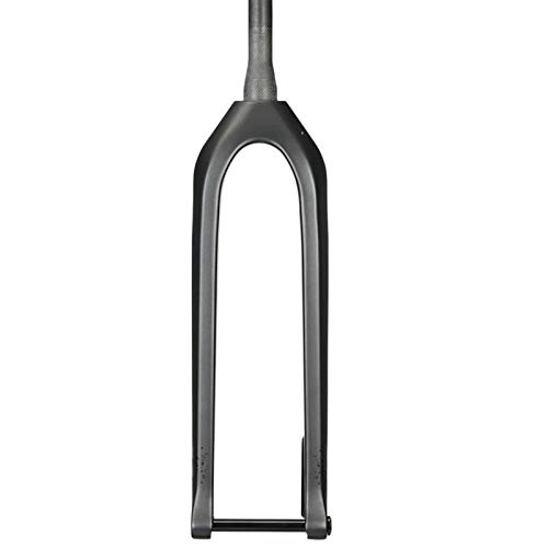 Mountain Bike Fork : XINGYA 2020 Carbon Fork MTB Bicycle Front Fork 1-1 / 8"-1-1 / 2" Mountain Bike Rigid Forks Axle Thru 15x110mm (Size : Fork)