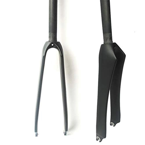 Mountain Bike Fork : XINGYA Carbon Fibre Road Bicycle Bike Fork 700C UD Bike Front Fork Accessories (Color : GLOSS)