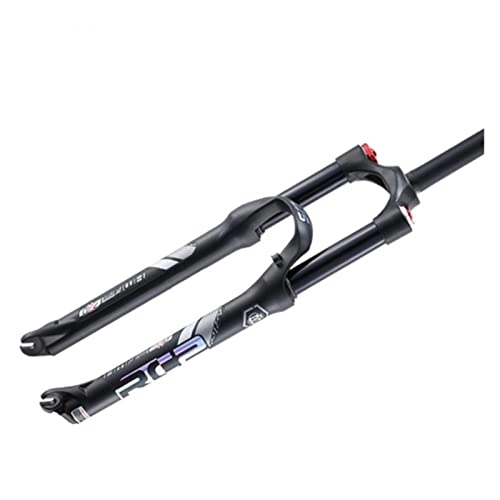 Mountain Bike Fork : XIWALAI Mountain Bike Double Air Chamber Front Fork Air Fork Damping And Rabbit Adjustment Air Pressure Shock Absorber Front Fork (Color : Blue, Quantity : 1pc)