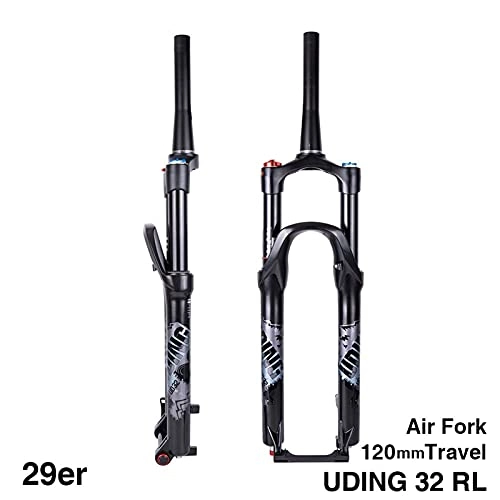 Mountain Bike Fork : xldiannaojyb Mountain Bike Suspension Air Fork 27.5 Inch 29 Inch Bicycle Front Fork Shoulder Control Remote Control Lock Suspension Front Fork (Color : BOOST 27.5A)