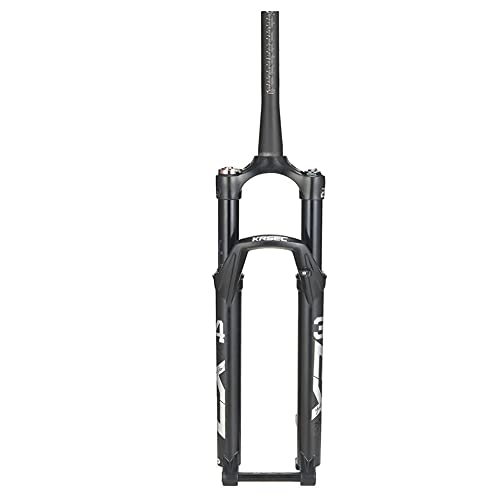Mountain Bike Fork : XYSQ 26 / 27.5 / 29 Inch Mountain Bike Front Forks Air Barrel Shaft Travel 120mm Disc Brake Damping Adjustment Cycling Accessories (Color : Shoulder control, Size : 27.5inch)