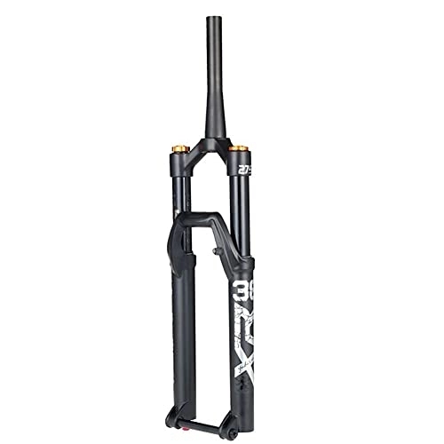 Mountain Bike Fork : XYSQ Front Suspension Fork 27.5 / 29 Inch Mountain Bike Damping Rebound Adjustment Travel 140mm Disc Brake Cycling Accessories Shoulder Control (Size : 27.5 inch)