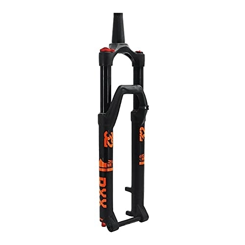 Mountain Bike Fork : XYSQ Front Suspension Fork MTB 27.5 / 29 Inch Travel 140mm Disc Brake Damping Adjustment Cycling Accessories Barrel Shaft 100x15mm (Color : Black, Size : 27.5 inch)