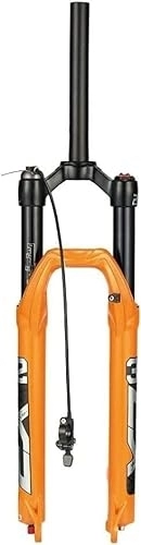 Mountain Bike Fork : YANHAO 26 / 27.5 / 29 Air Suspension Fork, Rebound Adjustment Mountain Bike Fork, Bicycle Accessory (color: Orange)