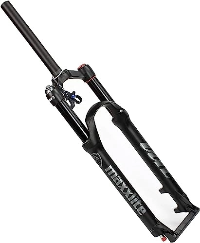 Mountain Bike Fork : YANHAO Air Suspension Fork 26 27.5 29 Inches, Rebound Adjustment Straight Tube Mountain Bike Front Fork (Color : Remote Lockout, Size : 27.5 inch)