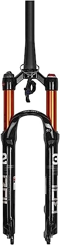 Mountain Bike Fork : YANHAO Mountain Bike Front Fork 26 / 27.5 / 29 Inch Integrated Magnesium Alloy Shock Absorber Air Fork (Color : D, Size : 27.5 inch)