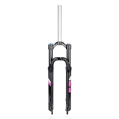 Mountain Bike Fork : YANYUN Mountain Bicycle Suspension Fork 26 27.5 Inch Alloy Suspension Fork, MTB Air Fork Quick Release For Disc Brake Bike, Blackpink-26INCH