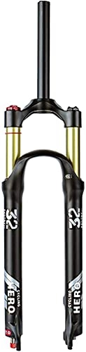 Mountain Bike Fork : YBNB 26 27.5 29 Inch Mtb Air Shock Fork, Mtb Bicycle Fork, Mountain Bike Suspension Fork With Damping Adjustment, Spring Travel 120 Mm 9 Mm Quick Release, Tapered Hand, 27.5