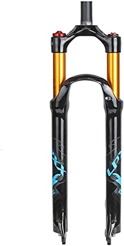 Mountain Bike Fork : YBNB Cycling Forks Air Fork 26 / 27.5 / 29 Inch Suspension Fork, 1-1 / 8"Mountain Bike Bicycle Fork Line Control Shoulder Contro Lockable Travel: 100 Mm