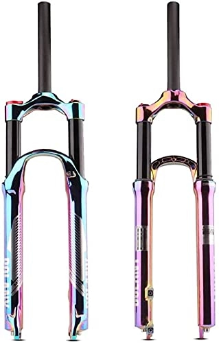 Mountain Bike Fork : YBNB Mountain Bike Air Fork Mtb 27.5 / 29 Inch Straight Travel 100Mm Ultralight Suspension Fork Ergonomic Design Provides A Good Condition For Long Distance Cycling (Multi-Color)