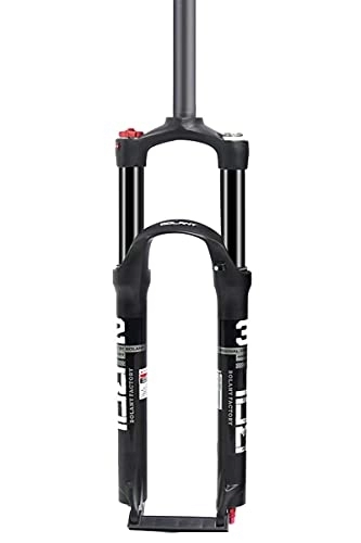 Mountain Bike Fork : YGB Bicycle Fork Bicycle Front Fork Bicycle Suspension Fork 26 / 27.5 / 29 In Mountain Bike Fork Air Superlight Damping MTB Straight 1-1 / 8" Double Air Valve Travel 100mm Disc Brake HL QR 9mm