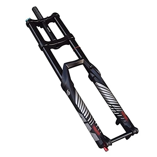 Mountain Bike Fork : YGB Ultralight Fat Tire Front Suspension Fork Bicycle Double Shoulder Fork Air Suspension Fork 15mm Thru Axis 140 Travel MTB AM DH Mountain Bicycle Oil and Gas Fork open file 100mm Mountain Bike Fork