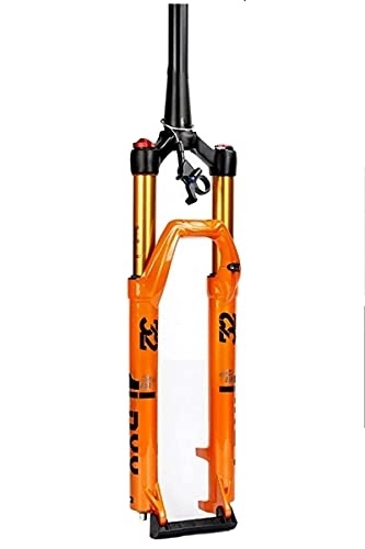 Mountain Bike Fork : YGB Ultralight Fat Tire Front Suspension Fork Bicycle Fork 27.5in / 29in Cone Tube 1-1 / 2" MTB Cycling QR Disc Brake Air Shock Absorber RL / HL Travel 105mm Mountain Bike Fork
