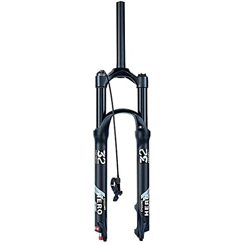 Mountain Bike Fork : YLKCU Bicycle Fork 26 27.5 29 Inch Suspension Fork MTB Mountain Bike Front Fork with Damping Adjustment, 120mm Travel 9mmQR, Tapered Line, B-27.5inch