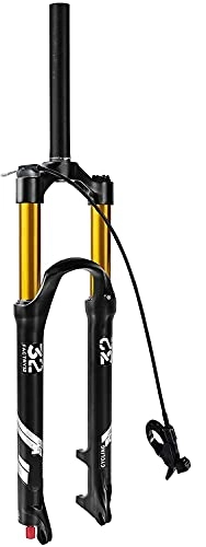 Mountain Bike Fork : YLXD 26 / 27.5 / 29 Inch 140mm Travel Air MTB Front Fork, 1-1 / 8" Straight / Tapered Mountain Bike Fork Rebound Adjust Disc Brake QR 9mm B, 26
