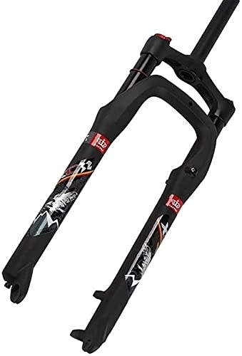 Mountain Bike Fork : YLXD 26inch Bicycle Fork MTB Fork Suspension Aluminum Air Suspension Disc Fork 120mm Travel, Mountain Fat Bicycle Fork 26x4.0 B, 26