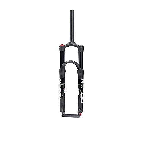 Mountain Bike Fork : YMSHD 26 Suspension Fork Mountain Bike Front Double Air Chamber Bicycle Axle Control 1-1 / 8", A-26Inch