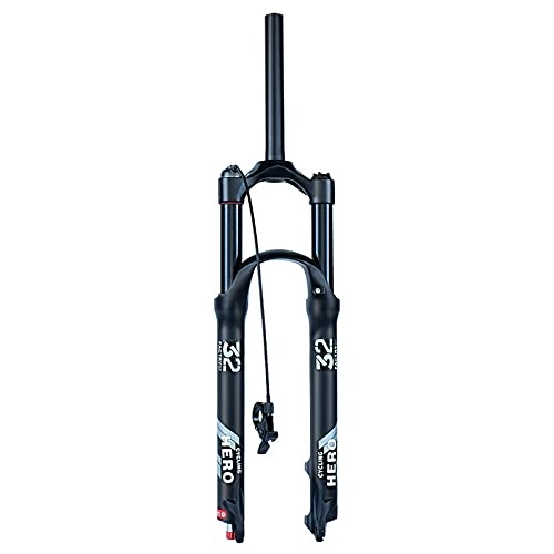 Mountain Bike Fork : YMSHD Air Fork Bicycle Suspension Fork 26 27.5 29 Inch Mtb Bicycle Fork Mountain Bike Suspension Fork With Damping Adjustment, Travel 120 Mm 9 Mm Qr, Tapered Hand, 27.5