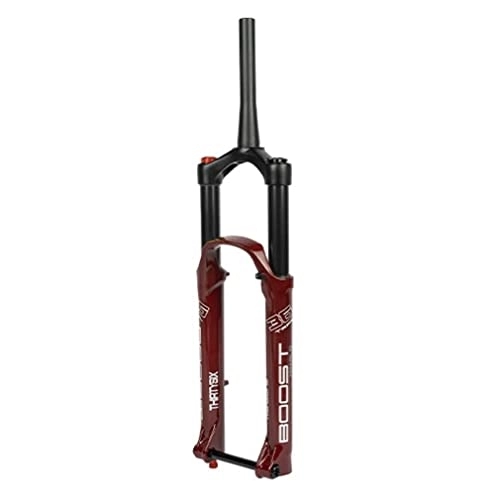 Mountain Bike Fork : YOJOLO Mountain Bike Suspension Forks 27.5 / 29 Inch MTB Air Fork Travel 160mm Damping Rebound Adjust DH / AM Bicycle Front Fork1-1 / 2'' Tapered Thru Axle 15x110mm Disc Brake Manual Lockout
