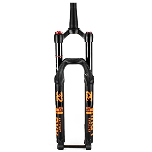 Mountain Bike Fork : YouLpoet MTB Fork 27.5 29 inches MTB Suspension Fork Tapered Tube Mountain Bike Forks, Black A 27.5in