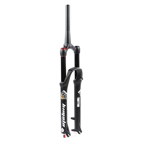 Mountain Bike Fork : YQQQQ Bicycle MTB Suspension Fork 26 / 27.5 / 29 Inch, 160mm Travel Mountain Bike Air Fork (Color : Tapered Manual lockout, Size : 27.5inch)