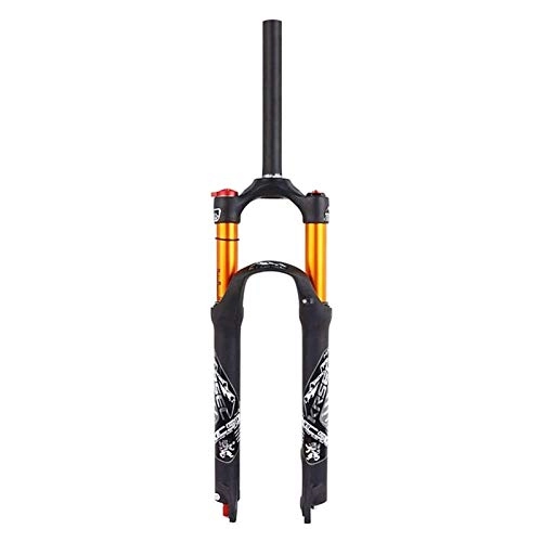 Mountain Bike Fork : YQQQQ MTB Suspension Front Fork 26 / 27.5 / 29 Inch, 1-1 / 8 Bike Damping Adjustment Manual Lockout Alloy Air Forks 9mm QR (Size : 29 inch)