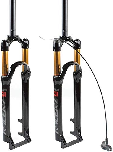 Mountain Bike Fork : YXYNB Cycling Suspension Fork 1-1 / 8 Steerer Tube 29 Inch MTB Bicycle Air Fork 28.6mm Mountain Bike Suspension Fork Al Alloy Shock Cycle Fork, 29inchremotecontr, 29inch