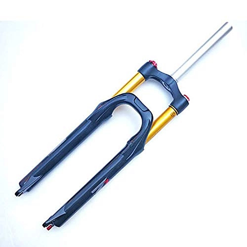 Mountain Bike Fork : YXYNB Cycling Suspension Fork 27.5inch MTB Suspension Fork Air Fork Shock Absorber Front Fork Travel, 100mm / 120mm, Gold-ShoulderControlFork, Gold, ShoulderControlFork