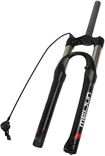 Mountain Bike Fork : ZAHOYAN MTB Front Fork 26 27.5 29 Inch Ultralight Aluminum Alloy Remote Control Mountain Bike Suspension Air Pressure Bicycle Shock Absorber Forks Rebound Adjust Straight Tube:80mm, Black-27.5Inch