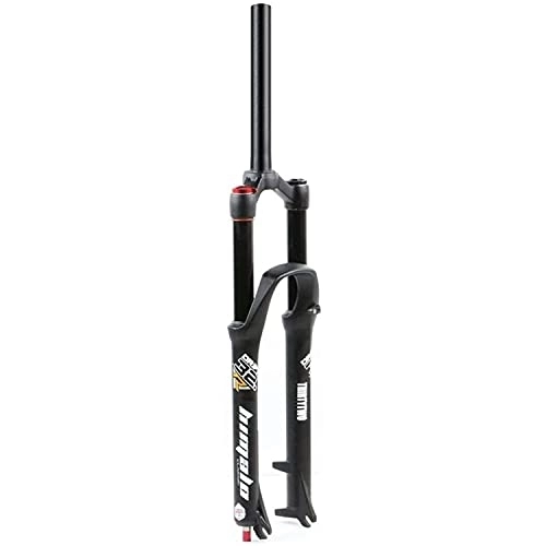 Mountain Bike Fork : ZCXBHD Bicycle MTB Suspension Fork 26 27.5 29 Inch Rebound Adjustment 130mm Travel QR 9 mm Magnesium Alloy Mountain Bike Air Fork Disc Brake (Color : Straight Manual, Size : 27.5 inch)