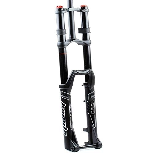 Mountain Bike Fork : ZCXBHD Mountain Bike Downhill Front Fork DH AM Fork Air Suspension Fork Rebound Adjustment 110MM*20MM Thru Axle Travel 170mm 3.0 Tire 1-1 / 8" Double Shoulder HL (Size : 29in)