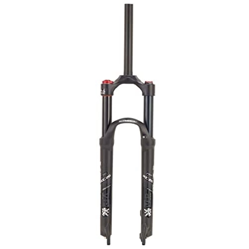 Mountain Bike Fork : ZECHAO 26 / 27.5 / 29in MTB Bicycle Suspension Fork, 120mm Travel 1-1 / 8" Magnesium Alloy Mountain Bike Fork 9mm Quick Release Air Fork Accessories (Color : Black, Size : 29inch)